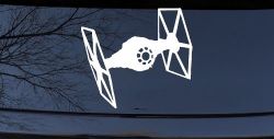 Tie Fighter Sci Fi Car or Truck Window Decal Sticker