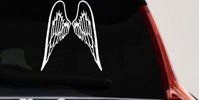 Angel Wings Christian Car or Truck Window Vinyl Decal Sticker