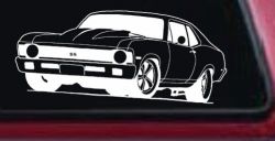Chevy Nova Car or Truck Window Decal Sticker
