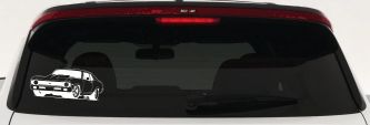 Chevy Nova Car or Truck Window Decal Sticker (White)