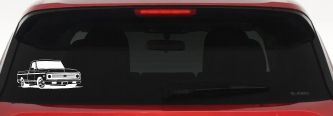 Classic Chevrolet C10 Truck Garage Decals Car or Truck Window Decal Sticker (White)