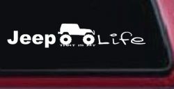 Jeep Thats My Life Off Road Car or Truck Window Decal Sticker