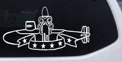 SSBN Deterrent Patrol Insignia Military Car or Truck Window Decal Sticker