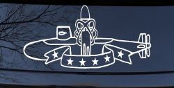 SSBN Deterrent Patrol Insignia Military Car or Truck Window Decal Sticker