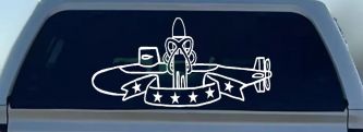 SSBN Deterrent Patrol Insignia Military Car or Truck Window Decal Sticker