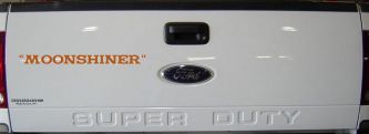 Moonshiner Country Car or Truck Window Decal Sticker (Nut Brown)