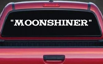 Moonshiner Country Car or Truck Window Decal Sticker