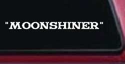 Moonshiner Country Car or Truck Window Decal Sticker