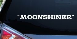 Moonshiner Country Car or Truck Window Decal Sticker