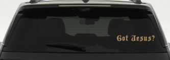 Got Jesus Christian Car or Truck Window Decal Sticker (Light Brown)