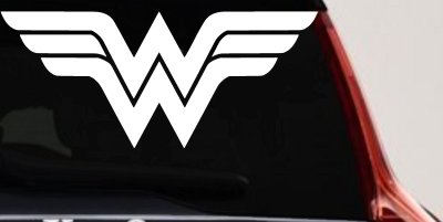 Wonder Woman Sci Fi Car or Truck Window Vinyl Decal Sticker