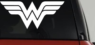 Wonder Woman Sci Fi Car or Truck Window Vinyl Decal Sticker