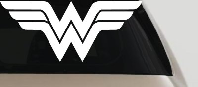 Wonder Woman Sci Fi Car or Truck Window Vinyl Decal Sticker