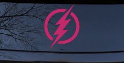 The Flash Sci Fi Car or Truck Window Vinyl Decal Sticker (Hot Pink)
