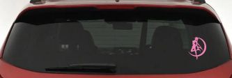 Sailor Moon Sci Fi Car or Truck Window Vinyl Decal Sticker (Pink)