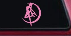 Sailor Moon Sci Fi Car or Truck Window Decal Sticker (Pink)