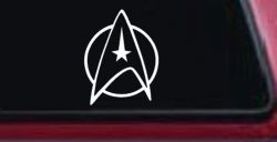 Starfleet Symbol Logo Sci Fi Car or Truck Window Decal Sticker