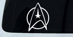 Starfleet Symbol Logo Sci Fi Car or Truck Window Decal Sticker
