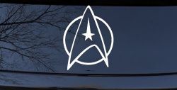 Starfleet Symbol Logo Sci Fi Car or Truck Window Decal Sticker