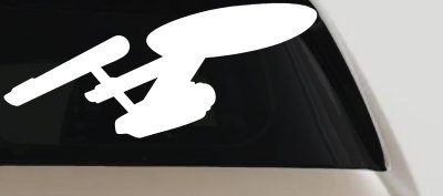 Enterprise Sci Fi Car or Truck Window Vinyl Decal Sticker