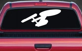 Enterprise Sci Fi Car or Truck Window Decal Sticker