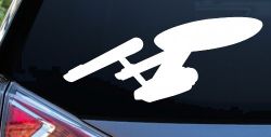 Enterprise Sci Fi Car or Truck Window Decal Sticker