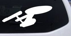 Enterprise Sci Fi Car or Truck Window Decal Sticker