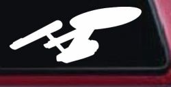 Enterprise Sci Fi Car or Truck Window Decal Sticker