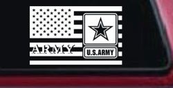 US American Flag Army Military Car or Truck Window Decal Sticker