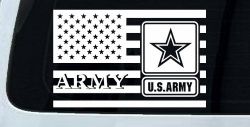 US American Flag Army Military Car or Truck Window Decal Sticker