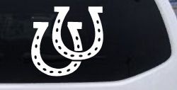 Horseshoes Animals Car or Truck Window Decal Sticker