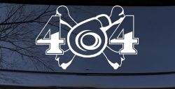 Turbo Blower 4X4 Crossbones Off Road Car or Truck Window Decal Sticker