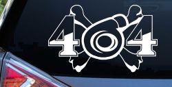 Turbo Blower 4X4 Crossbones Off Road Car or Truck Window Decal Sticker