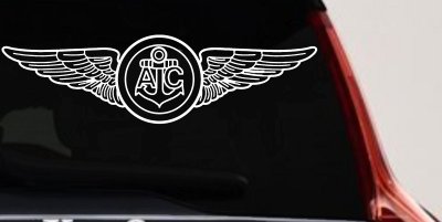 USN Navy Aircrew Wings Military Car or Truck Window Vinyl Decal Sticker