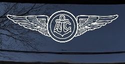 USN Navy Aircrew Wings Military Car or Truck Window Decal Sticker