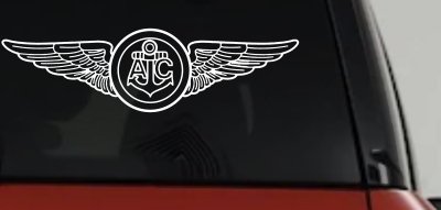 USN Navy Aircrew Wings Military Car or Truck Window Vinyl Decal Sticker