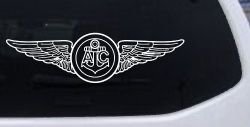 USN Navy Aircrew Wings Military Car or Truck Window Decal Sticker