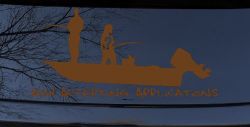 Now Accepting Applications for Wife Girlfriend Fisher Fishing Car or Truck Window Decal Sticker (Copper)