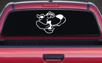 Scooby Doo Tongue Wagging Cartoons Car or Truck Window Decal Sticker