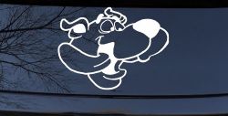 Scooby Doo Tongue Wagging Cartoons Car or Truck Window Decal Sticker