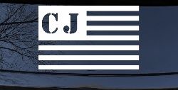 Jeep CJ in American USA Flag Right Off Road Car or Truck Window Decal Sticker