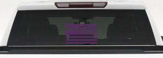 Jeep WJ American USA Flag Right Off Road Car or Truck Window Decal Sticker (Violet)