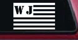 Jeep WJ American USA Flag Right Off Road Car or Truck Window Decal Sticker