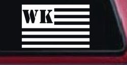 Jeep WK American USA Flag Right Off Road Car or Truck Window Decal Sticker