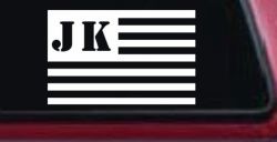 Jeep JK American USA Flag Right Off Road Car or Truck Window Decal Sticker