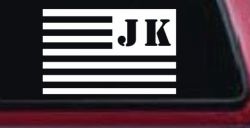 Jeep JK American USA Flag Left Off Road Car or Truck Window Decal Sticker