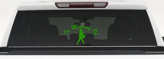 In memory Of Little Drummer Boy Car or Truck Window Decal Sticker (Lime)