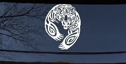 Tribal Indian native American Bear Western Car or Truck Window Decal Sticker