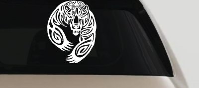 Tribal Indian native American Bear Western Car or Truck Window Vinyl Decal Sticker