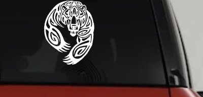 Tribal Indian native American Bear Western Car or Truck Window Vinyl Decal Sticker